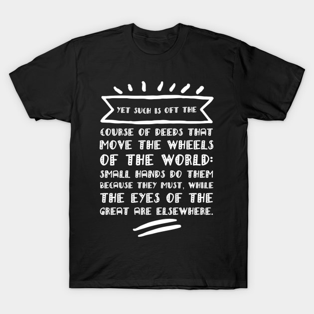 The Course of Deeds T-Shirt by cipollakate